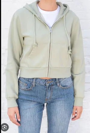 Brandy Melville Cropped Zip-Up thumbnail 1