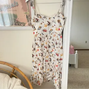 Reformation Eileen Tropez Linen Midi Icon Dress in US 6 Resort Vacation Tropical thumbnail 5
