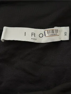 IRO Rubini Dress Black Halter Midi thumbnail 8