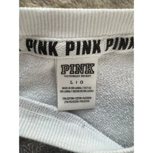 Victoria's Secret PINK Women's Colorblock Long Sleeve Crewneck Top Size L thumbnail 5