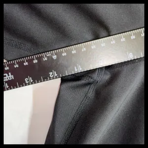 BSP Leggings Women Large‎ Black Moto Ribbed Pocket Yoga Activewear thumbnail 3