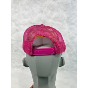 Gender Happy Pink White Mesh Trucker Hat Snapback OTTO‎ Base Cap thumbnail 3