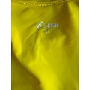 SwingDish Sleeveless Golf Polo Top Size Small Bright Yellow Quarter Zip Stretch thumbnail 9