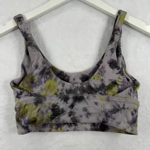 Lululemon Align Reversible Bra 6 Diamond Dye‎ Graphite Grey Bronze Green LW2DEDS thumbnail 6