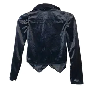 California Costumes Black Velvet Tailcoat Jacket Small Gothic Vampire Steampunk‎ thumbnail 4