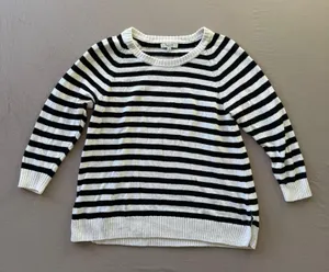 Linen Blend Striped Sweater thumbnail 1