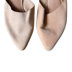 Madewell - Remi Mule Flats Blush Nude Suede Leather Slip-On Shoes Sz 6.5 thumbnail 2