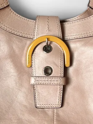 Coach Soho Leather Hobo Bag F17219 in Shell Pink thumbnail 2