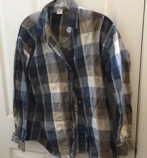 FINAL MARKDOWN Maggie and Max blouse medium. Blue thumbnail 1