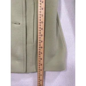 Talbots Sage Green Wool Cashmere Blend Double Breasted Pea Coat Size 4 Italian thumbnail 7