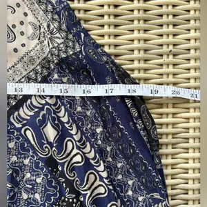 Free People Beaux Bandana Print High Neck Slip Dress small boho festival‎ thumbnail 8