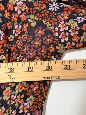Free People Bonnie Mini Dress Size Large Floral Boho Dusk Combo thumbnail 8