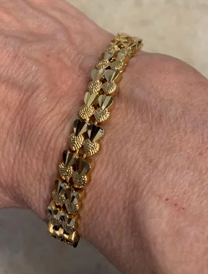 New Gold Filled Unisex Bracelet 8” thumbnail 1