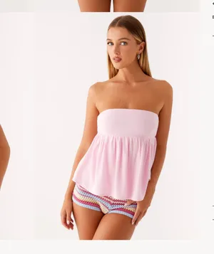 Peppermayo Pink Tube Top thumbnail 2