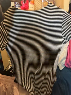 Striped body suit Multiple thumbnail 2