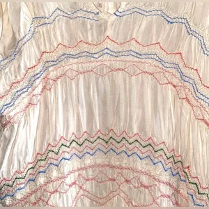 Free People Embroidered dress has peasant-style romantic, vintage-inspired Sz S thumbnail 8