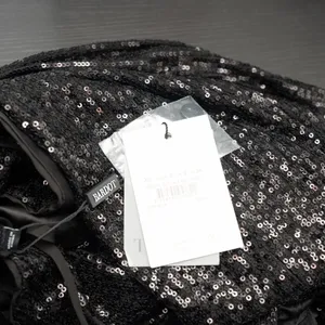 Bardot Black Sequin Cutout‎ Dress - Extra Small thumbnail 15