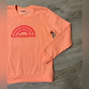 •COLUMBIA• PEACH LOGO SWEATSHIRT thumbnail 2