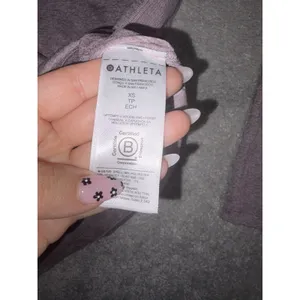 Athleta Uptempo II Hoodie Sweatshirt Mauve Heather Activewear Xs thumbnail 8