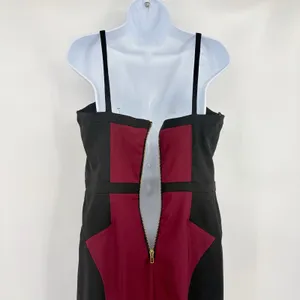 XOXO Corset Bustier Mini Dress 11/12 Y2K Dark Romantic Mob Wife Corset Burgundy thumbnail 7