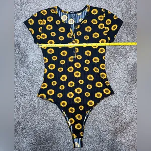 Rue21 Sunflower Print Women One Piece‎ thumbnail 9