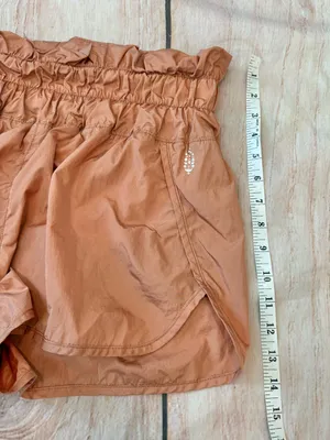 FP Movement Free People Womens Peach The Way Home Athletic Shorts Medium Pull On thumbnail 7
