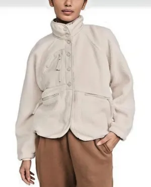 NWT Free People Movement X Hatch; Hit the Slopes Fleece Jacket; Large Size S thumbnail 1