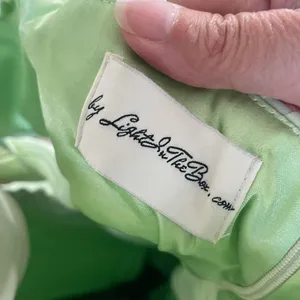 NWT Light In The Box Lime Green Formal Gown Dress Cut Out Waist 26W 3X thumbnail 8