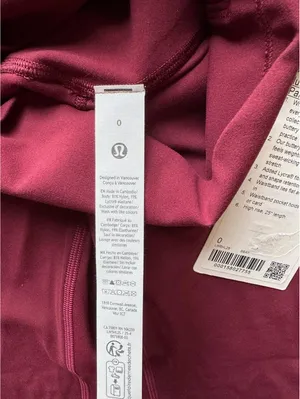 Lululemon Align High Rise 25” NY, Burgundy Bay Size 0 NWT thumbnail 6