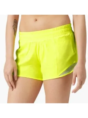 Lululemon Hotty Hot Short II *Long 4" Highlight Yellow 6 thumbnail 3