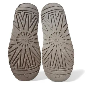 UGG Funkarra Zip Cuffed Platform Slippers Chestnut Suede Shearling Women’s 10 thumbnail 4