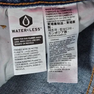Levis Premium 501 Original 90s Straight Leg Jeans Medium Wash Blue W24 L30 A1959 thumbnail 5