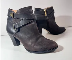 Louise et Cie Lo Ranier Booties Womens‎ Sz 8 Leather Western Cowgirl Chic Style thumbnail 1