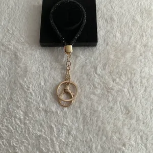 Sparkling wrist band key chain Black thumbnail 3