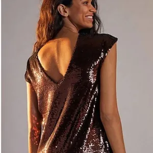 Anthropologie Sequined mini dress thumbnail 3