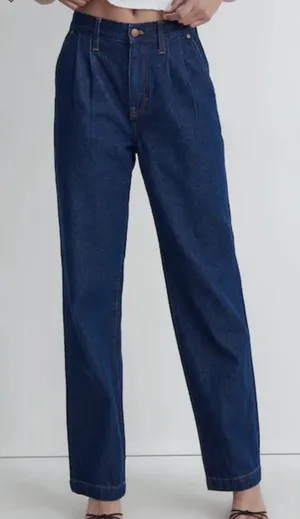 Like New Madewell Baggy Straight Jeans Size 28 thumbnail 1