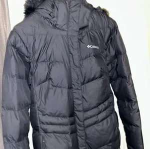 Columbia Women's Puffer Removable Hoodie Faux Fur Trim Zipper X-Small thumbnail 1