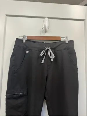 Figs Zamora Jogger Scrub Pant Black Drawstring Medical Women's Medium thumbnail 3