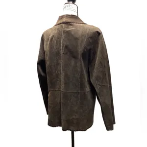 White Stag vintage Brown Boho Westetn leather blazer size Large thumbnail 5