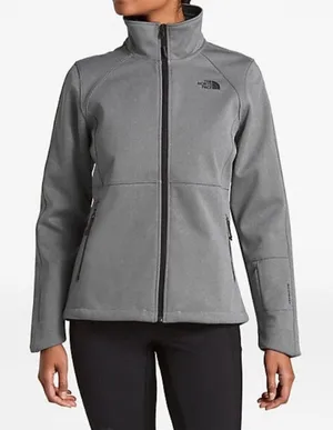The North Face Women’s Apex Risor Gray Jacket Full Zipper thumbnail 1
