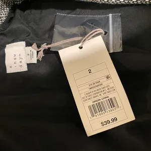 💜 NWT A New Day Woven Black and White Blazer thumbnail 5