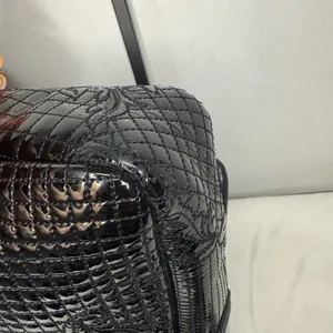 Versace Black Vanitas Medusa Patent Leather Shoulder Bag thumbnail 15