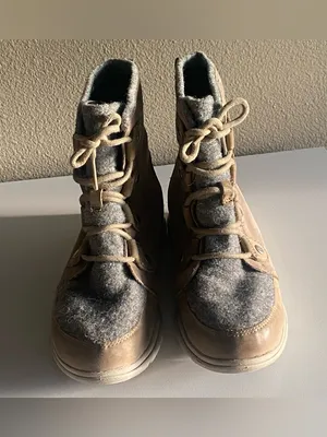 Sorel Boots‎ Tan & Grey size 6 thumbnail 4