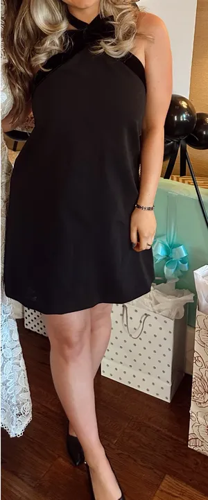 Black Bow Dress H&M thumbnail 1