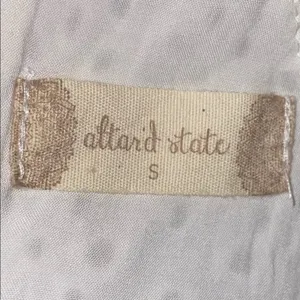 Altar'd State White‎ Eyelet Lace Dress Small Boho Cottagecore Mini thumbnail 6