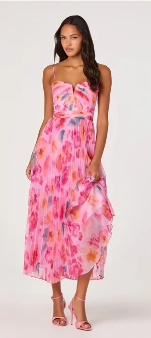 ASTR The Label Floral Dress Maxi thumbnail 1