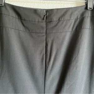Club Monaco Women's‎ Black Back Pleated Pencil Knee Length Skirt thumbnail 3