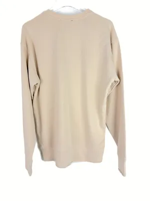 NWOT Naked Wardrobe Distressed Oversized Sweatshirt Cream Size Small S NEW thumbnail 6