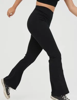 Aerie Offline Foldover Flare Leggings thumbnail 1