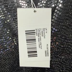 Flounce Club London Wrap Mini Size 10 Dress Metallic Y2K Indie Sleaze Retro thumbnail 9